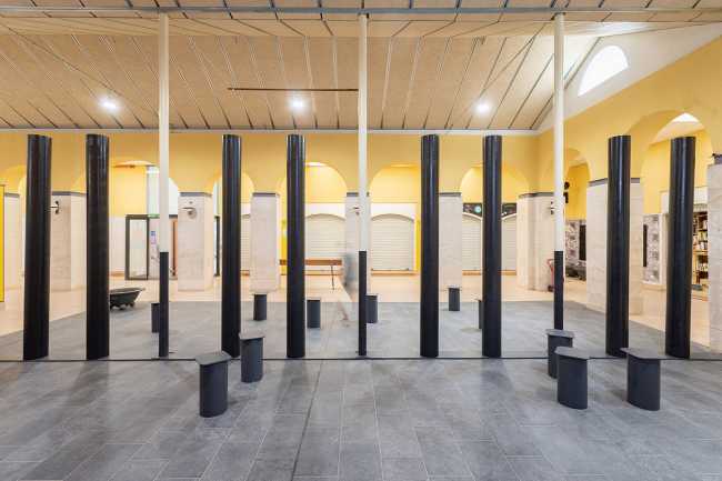 IV edition of the Des-Adarve competition. The installation Columns