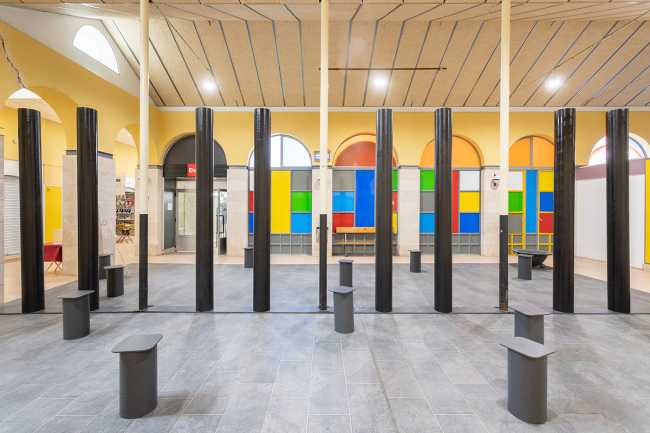 IV edition of the Des-Adarve competition. The installation Columns