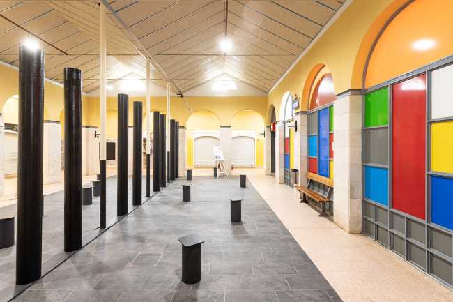 IV edition of the Des-Adarve competition. The installation Columns