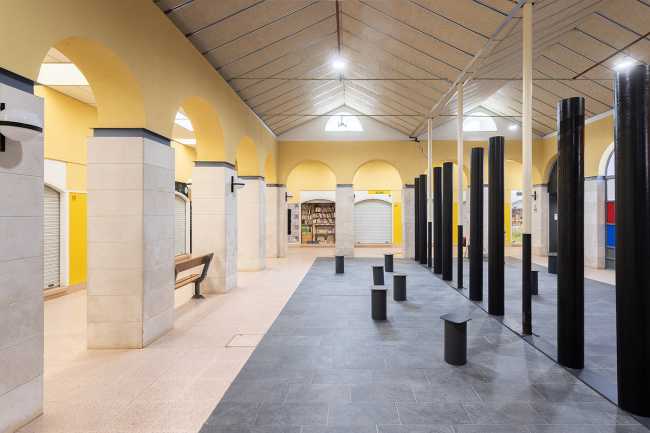 IV edition of the Des-Adarve competition. The installation Columns