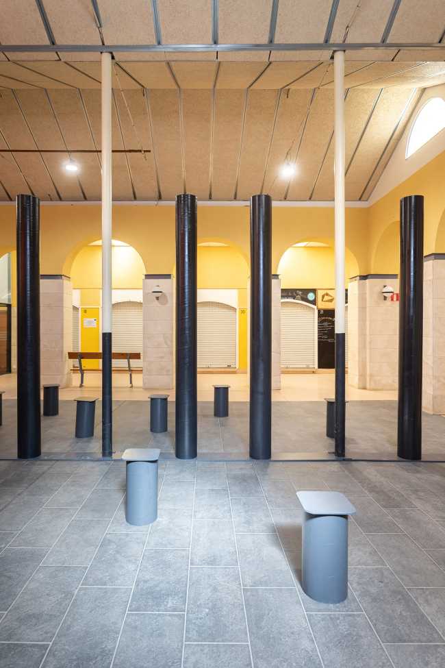 IV edition of the Des-Adarve competition. The installation Columns