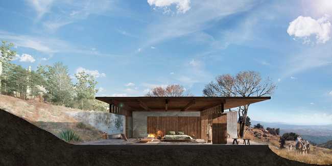 Biodynamic community in Mexico. Architecture that speaks of respect for the rich cultural and natural heritage