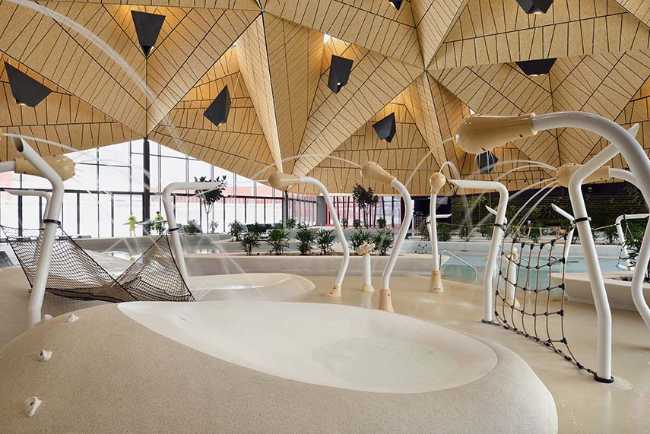 Termalija Family Wellness inspired by vernacular structures