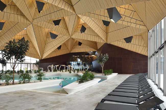 Termalija Family Wellness inspired by vernacular structures