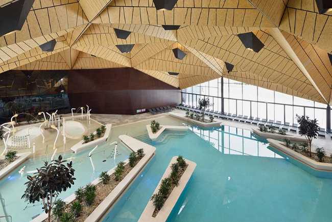 Termalija Family Wellness inspired by vernacular structures