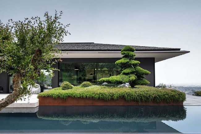 Villa IE, the ever-changing architecture by nature