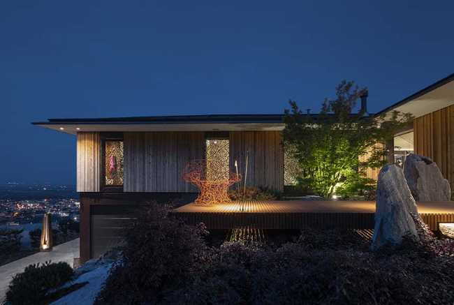 Villa IE, the ever-changing architecture by nature