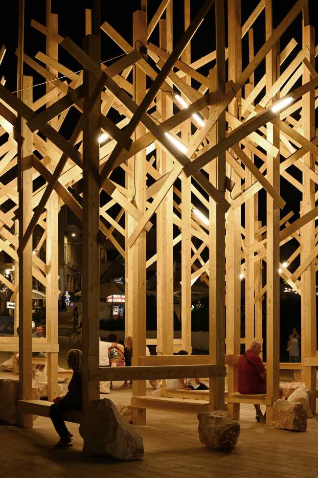The Treedom Social installation in Alberobello Yok Yok