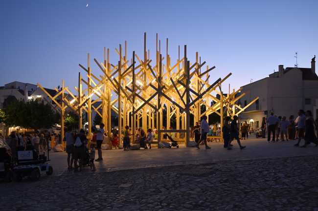 The Treedom Social installation in Alberobello Yok Yok