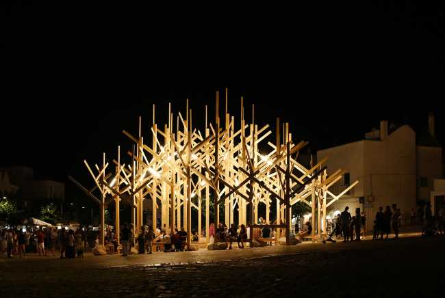 The Treedom Social installation in Alberobello Yok Yok