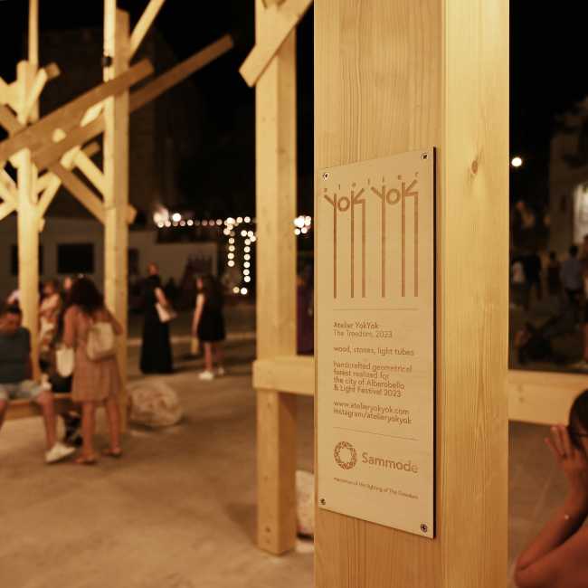 The Treedom Social installation in Alberobello Yok Yok