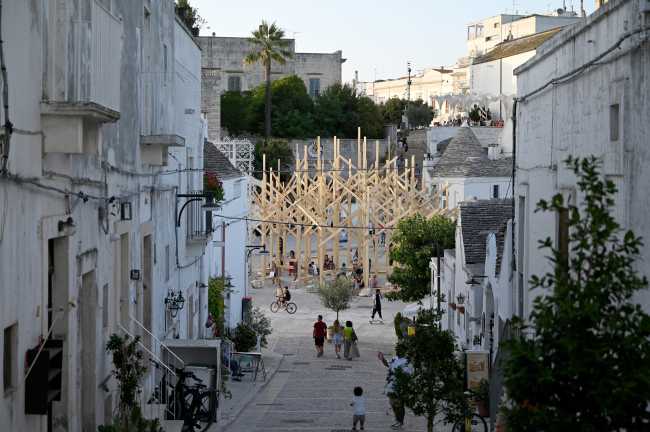 The Treedom Social installation in Alberobello Yok Yok