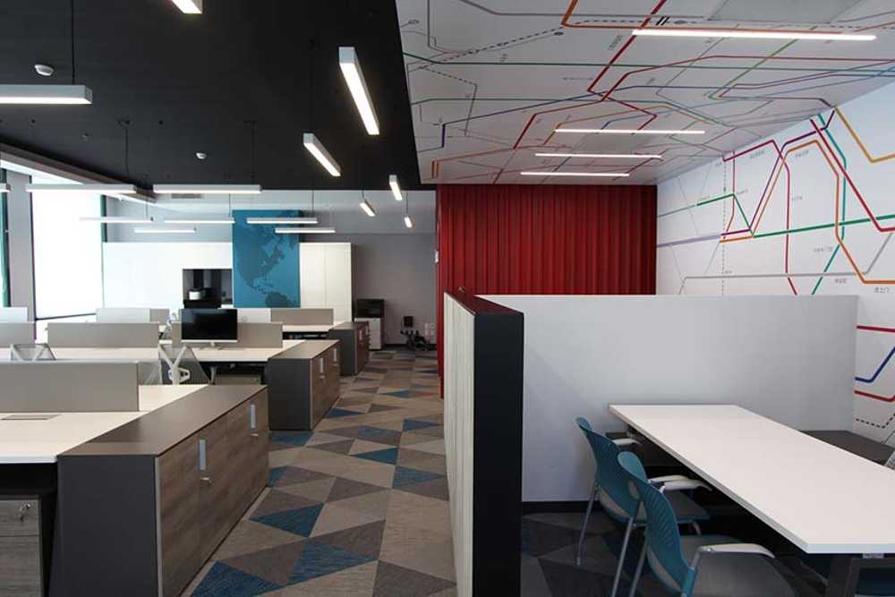 Realization of the new dynamic and contemporary Soarma offices