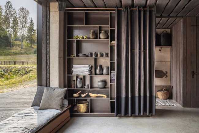 Cabins and saunas from latvian tradition at Ziedlejas Wellness Resort