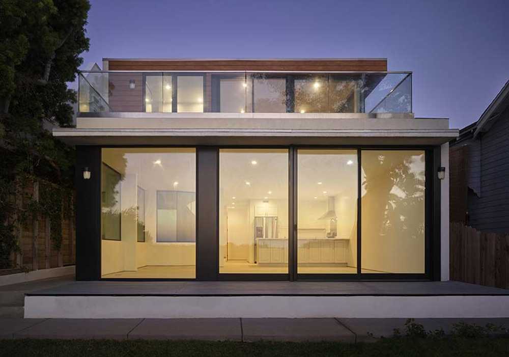 Villa at Sunset Terrace created around a vortex space