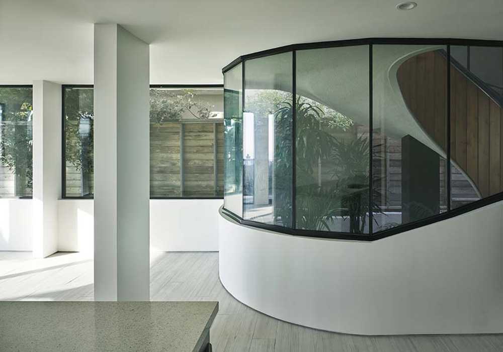 Villa at Sunset Terrace created around a vortex space