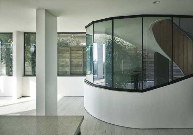 Villa at Sunset Terrace created around a vortex space