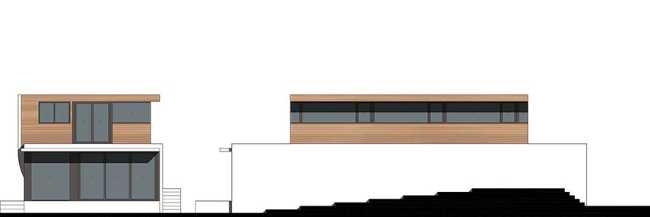 Villa at Sunset Terrace created around a vortex space