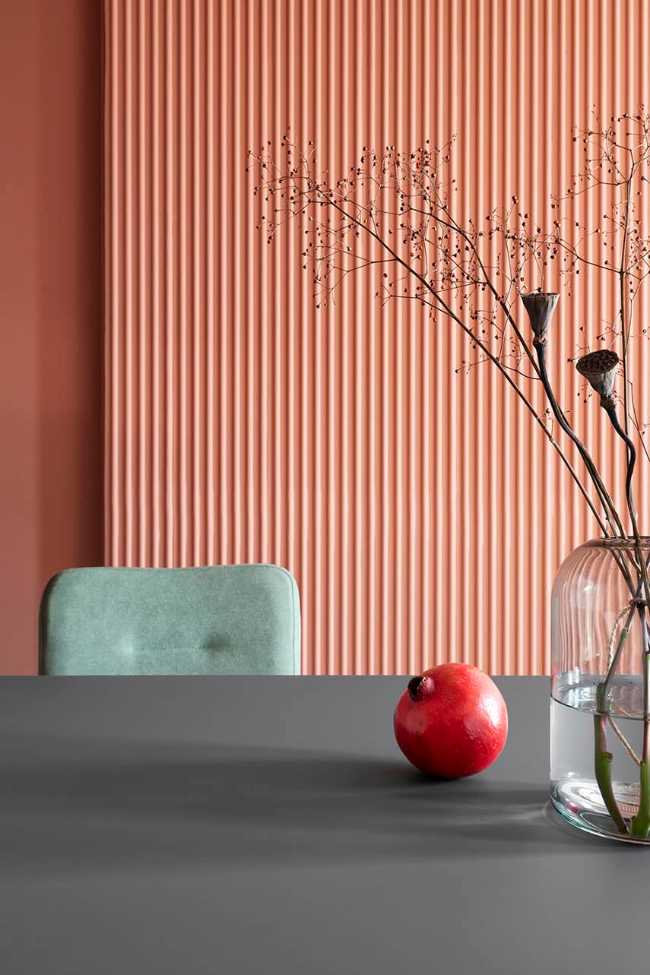 The material and the colour of a mini-apartment in Milan