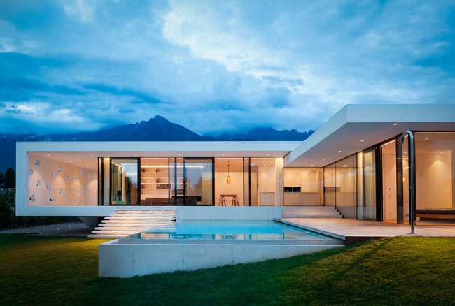 House T: pure volumes for a house in Merano