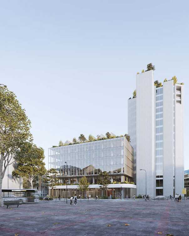 Riabilitazione dell'edificio delle Poste a Grenoble. Architettura perenne