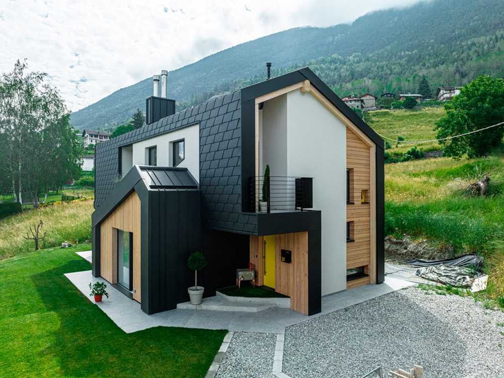 Zaffhaus, le concepteur conçoit sa propre maison au cœur des Alpes.