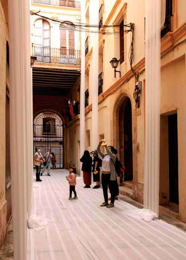 The Ocho Cascadas installation and the