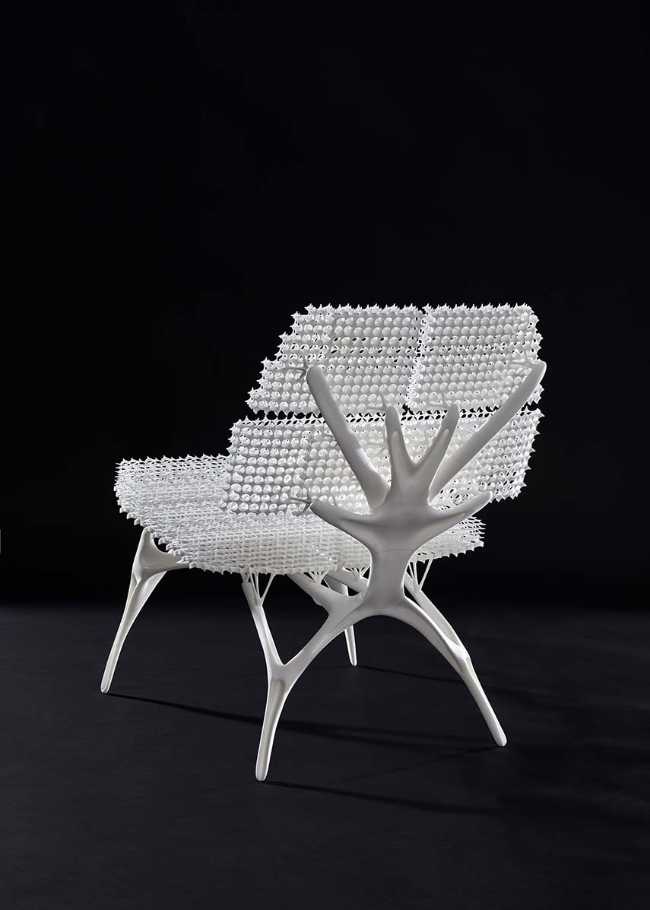 Radiolaria. Chaise imprimée en 3D née de la sagesse de la nature