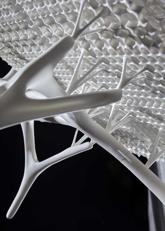 Radiolaria. Chaise imprimée en 3D née de la sagesse de la nature