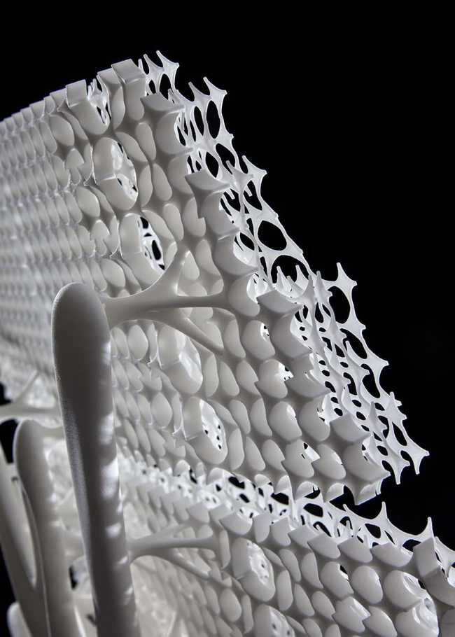 Radiolaria. Chaise imprimée en 3D née de la sagesse de la nature