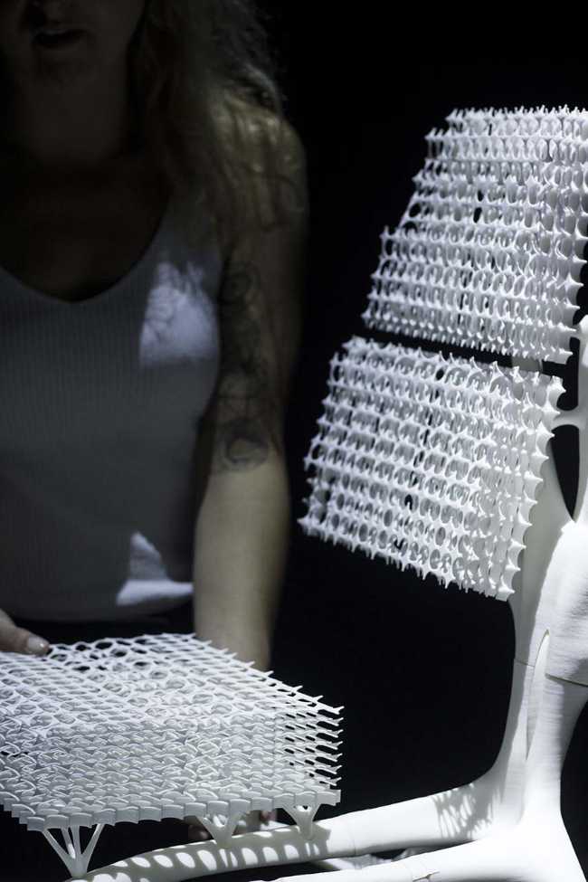 Radiolaria. Chaise imprimée en 3D née de la sagesse de la nature