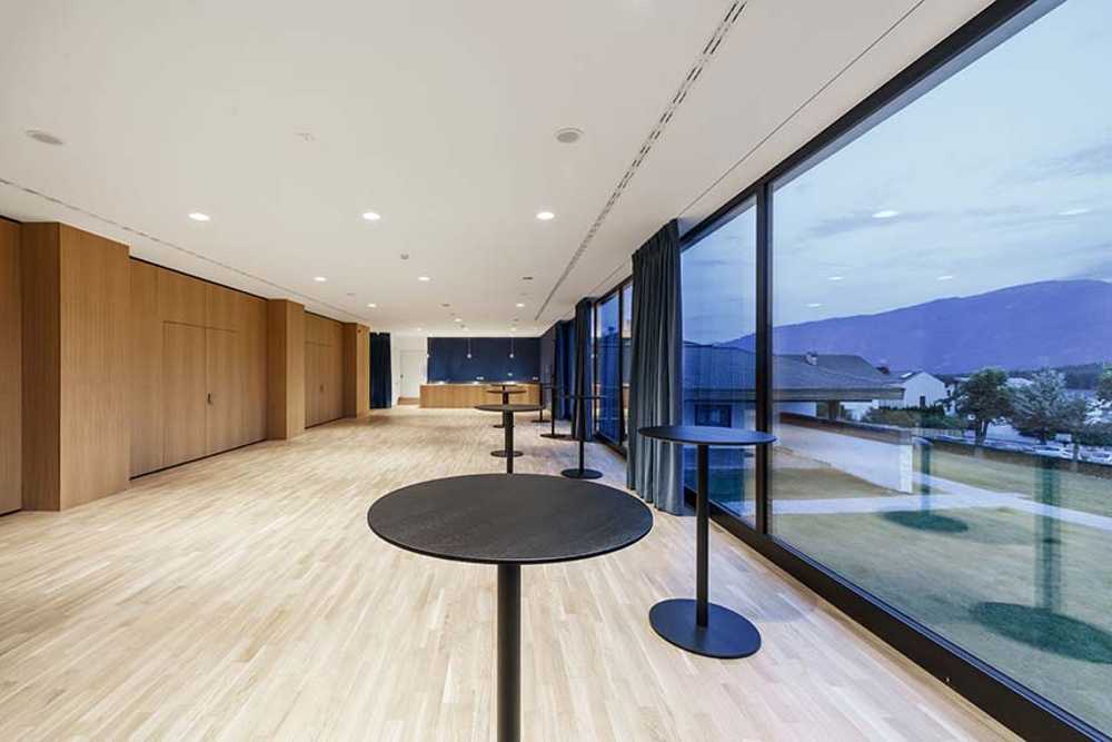 Interior of Casa Associazioni Falzes architecture for the Community