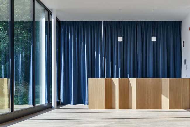 Interior of Casa Associazioni Falzes architecture for the Community