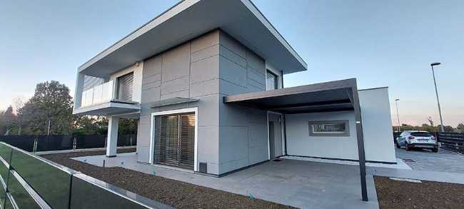 Villa Busseto is an A4 class NZEB. Single-family building with low energy consumption