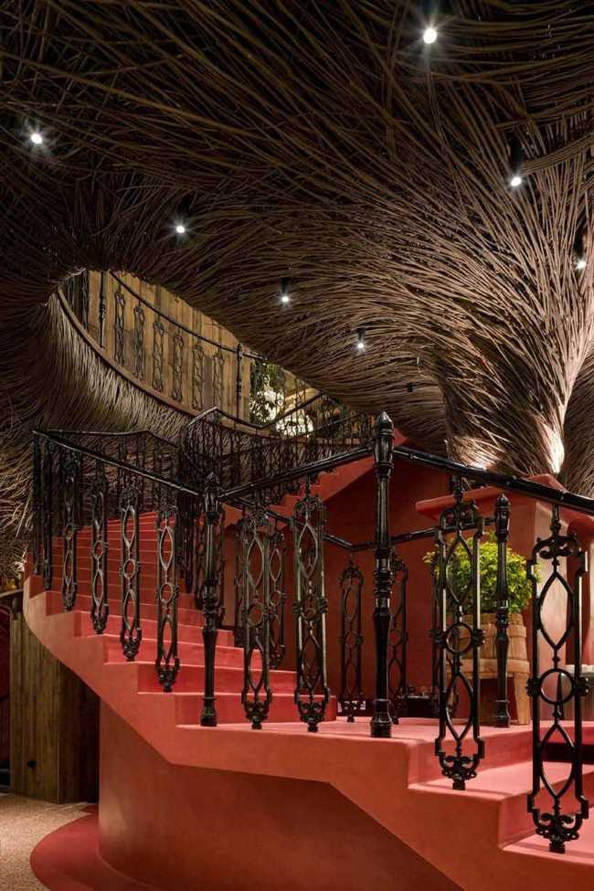 Intriguing and maximalist design at the Odessa restaurant, Mamaliga.