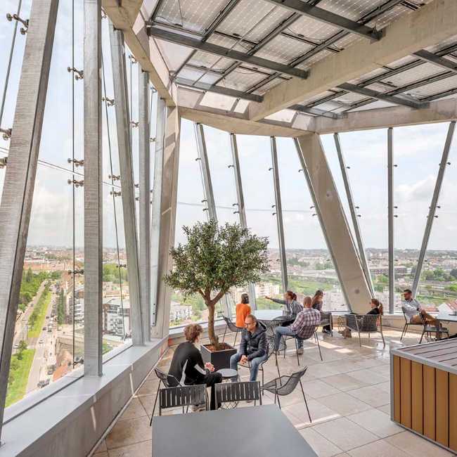 Arsenal Tower: example of positive energy building