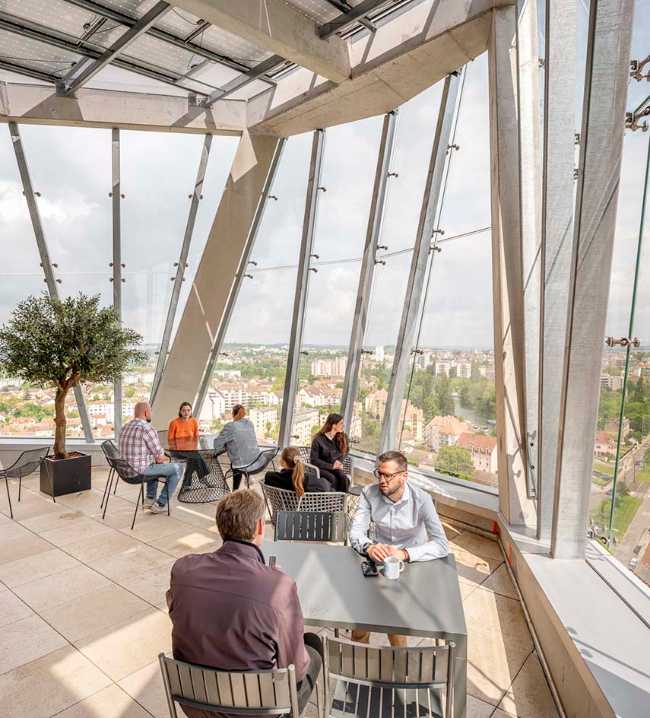 Arsenal Tower: example of positive energy building