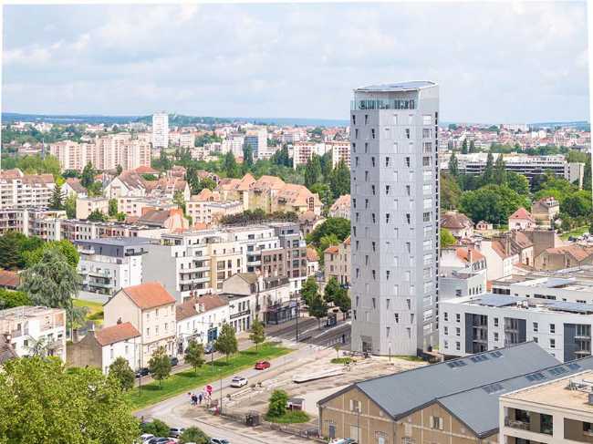 Arsenal Tower: example of positive energy building