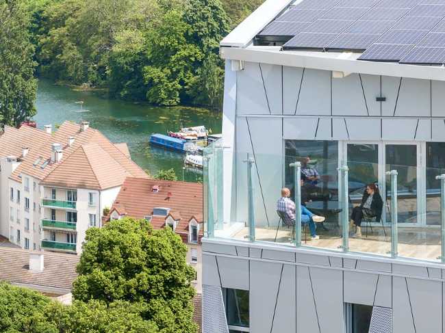 Arsenal Tower: example of positive energy building