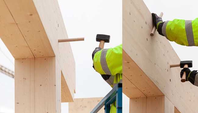 HasleTre: the demountable and reusable wooden commercial building