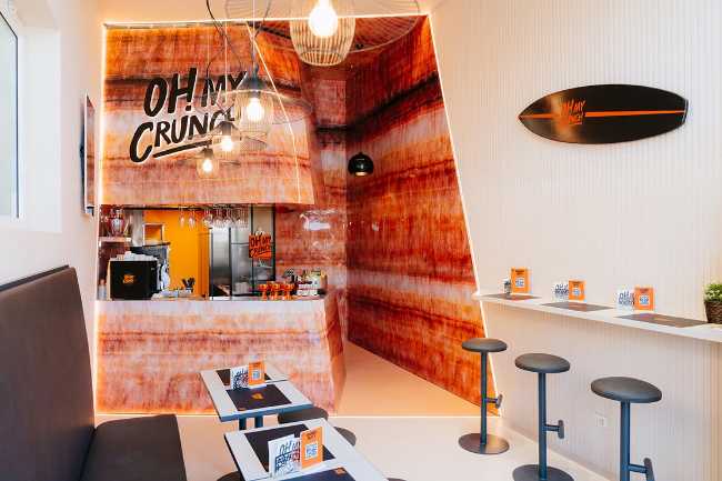 When taste takes space: the food retail according to OH MY CRUNCH!