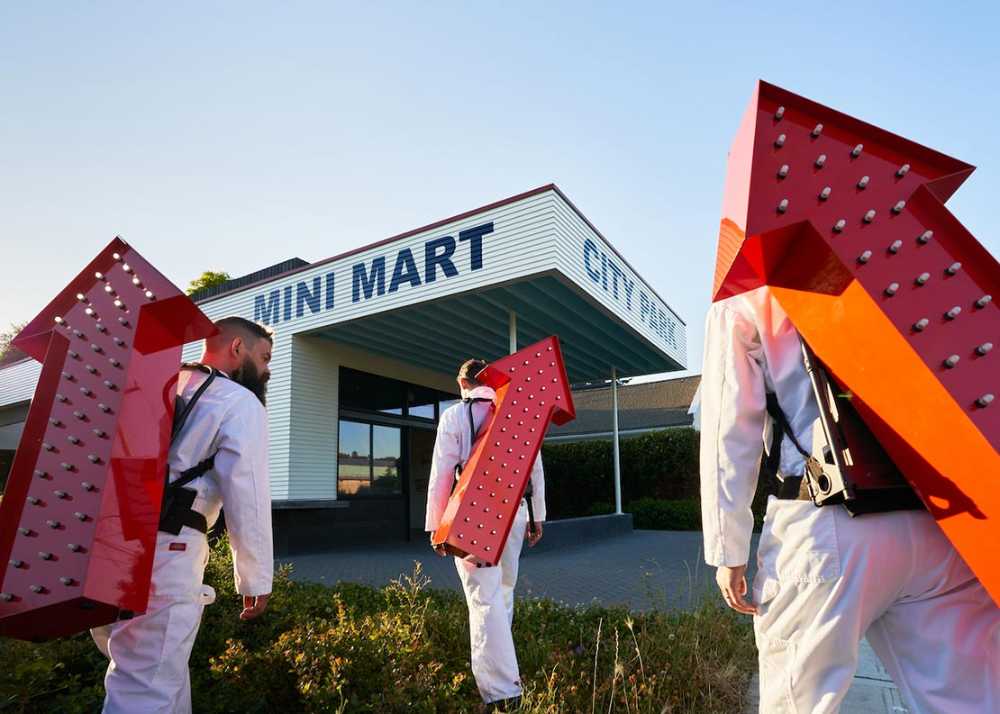 A gas station becomes a park and cultural center