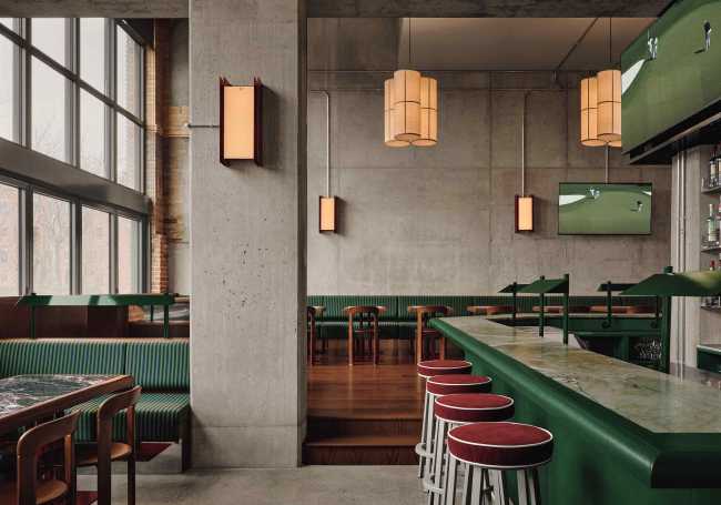 MUNI: indoor golf combines socializing and architecture by famous designers