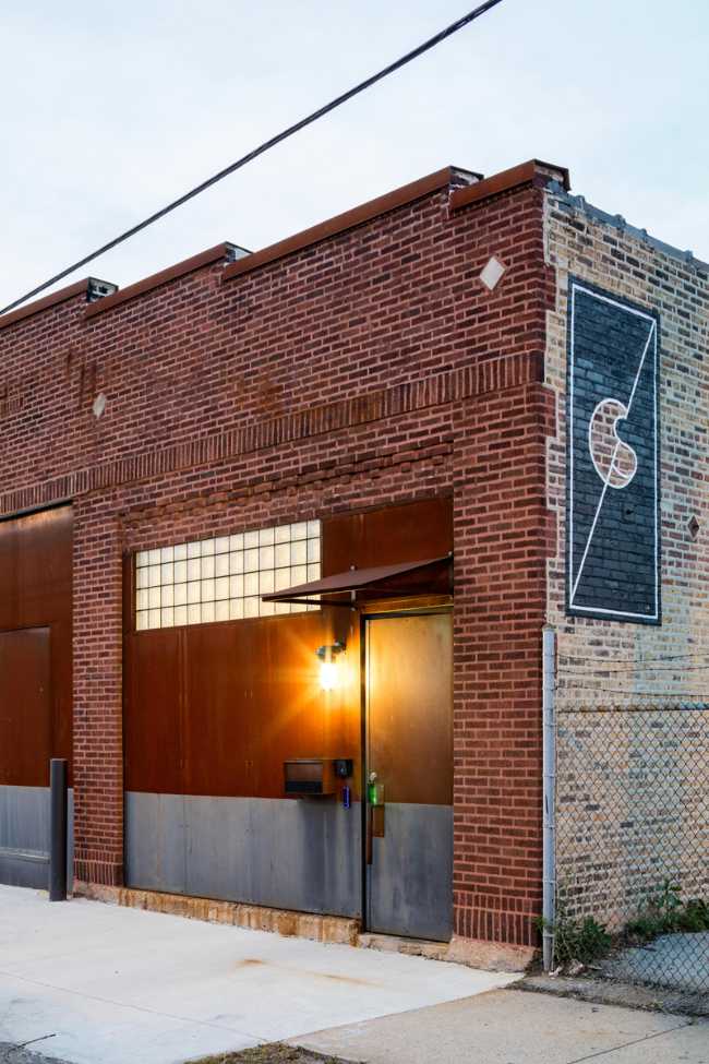 brick warehouse becomes office