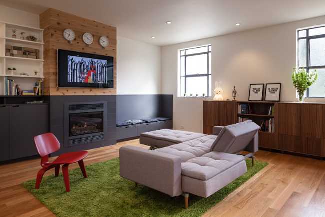 Restyling of the living area