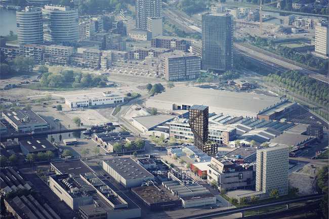 new urbanization for a glass tower