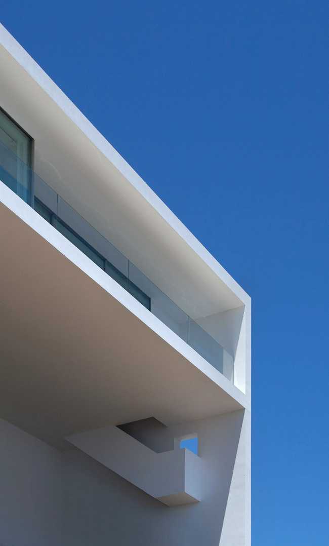 White villa detail