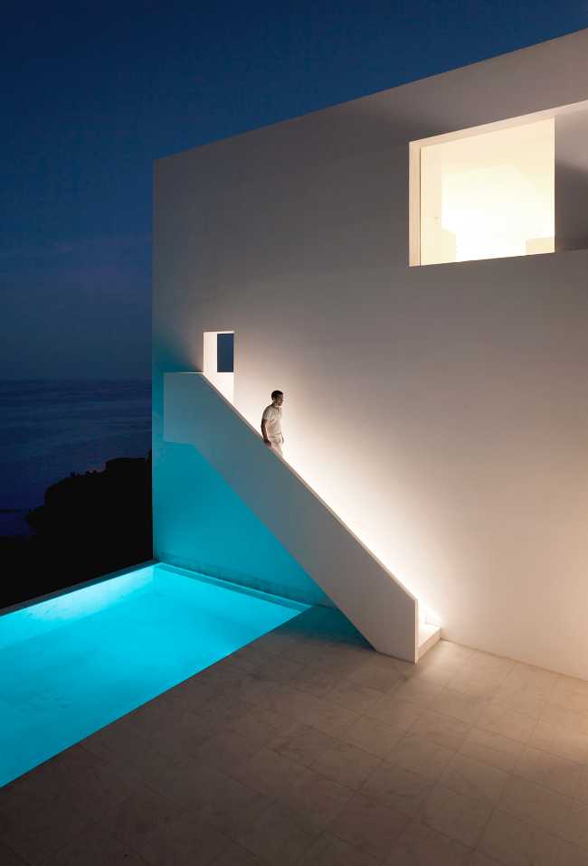 White villa detail