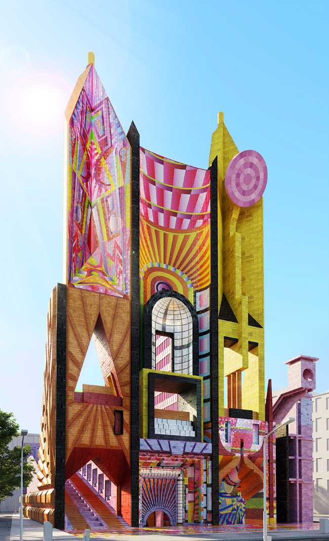 entrance to the town hall