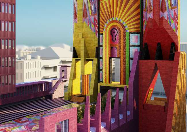 colored graphics for coatings